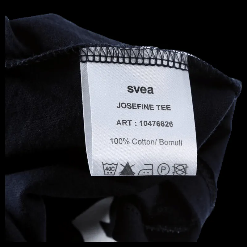 Svea Josefin Tee Blue Blå Discount