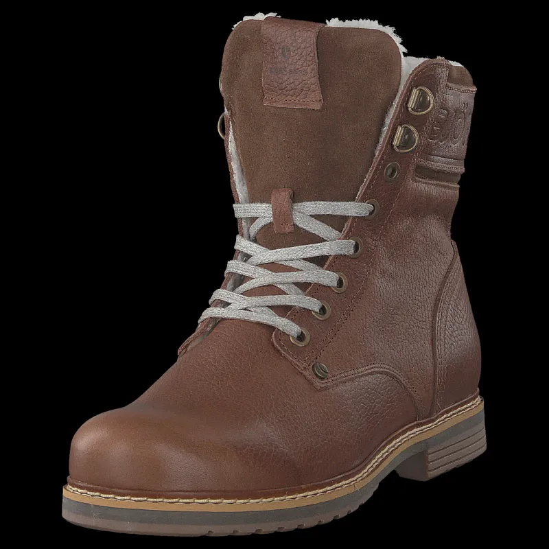 Outlet Björn Borg Josie High Fur Dark Brown Brun