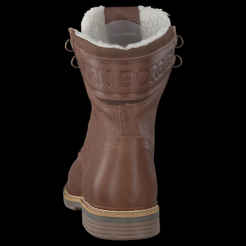 Outlet Björn Borg Josie High Fur Dark Brown Brun