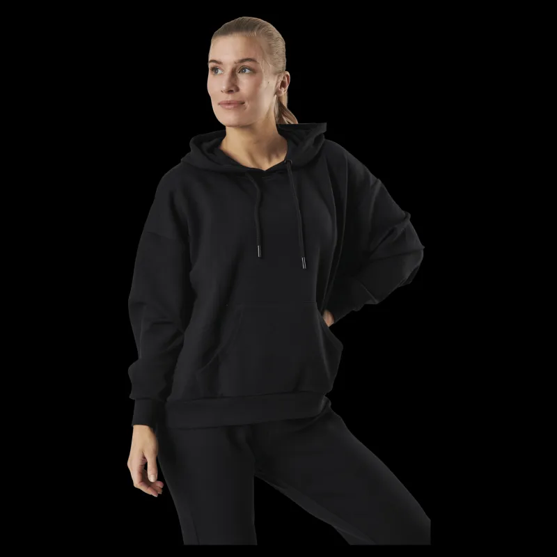 Discount Only Joy L/S Oversize Hood Swt Black Svart