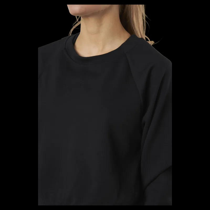 Discount Only Joy L/S Raglan O-Neck Swt Black Svart