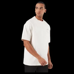 Jack & Jones Jprblakam Ocean Back Tee Ss Cn Egret Vit Outlet