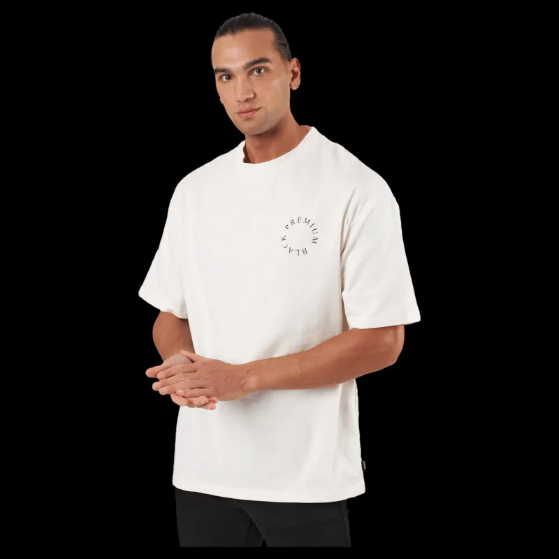 Jack & Jones Jprblakam Ocean Back Tee Ss Cn Egret Vit Outlet