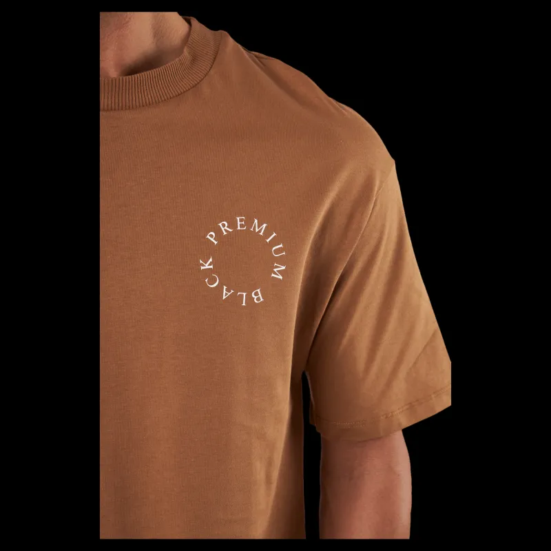 Jack & Jones Jprblakam Ocean Back Tee Ss Cn Toasted Coconut Brun Hot
