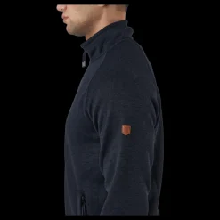 Sale Jack & Jones Jprblumarlon Sweat Zip High Ne Seaborne Blå