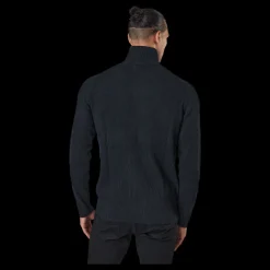 Jack & Jones Jprperfect Knit Zip Cardigan Black Svart Outlet