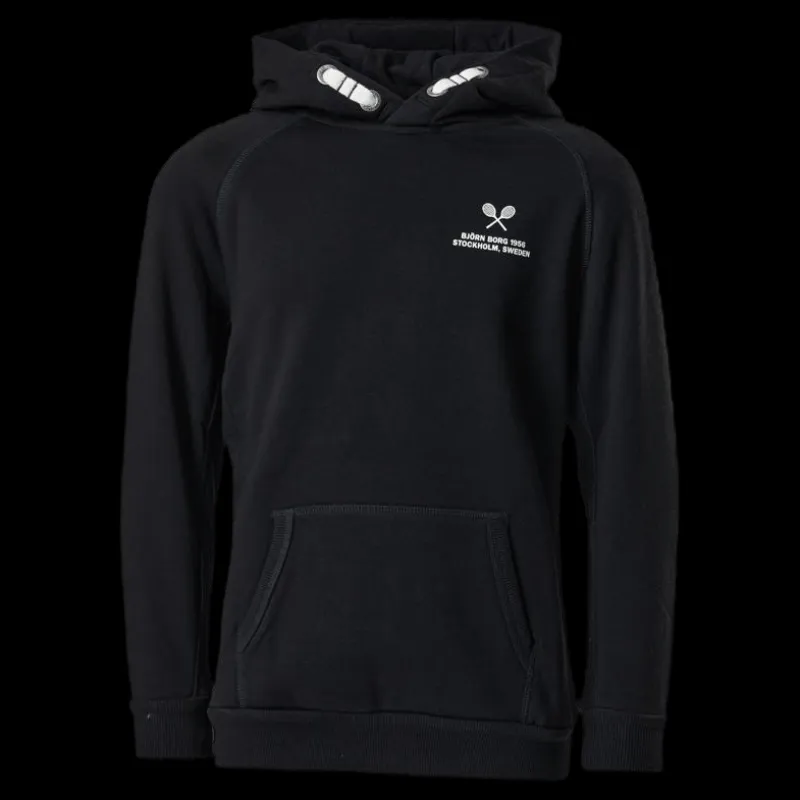 Björn Borg Jr Borg Sport Hoodie Black Svart Outlet
