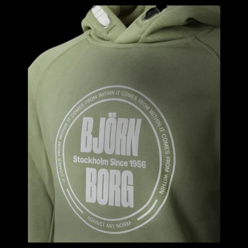Björn Borg Jr Borg Sport Hoodie Green Grön Sale