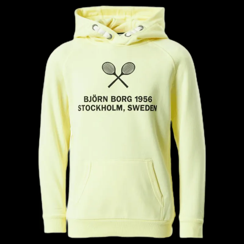 Björn Borg Jr Borg Sport Hoodie Yellow Gul Outlet