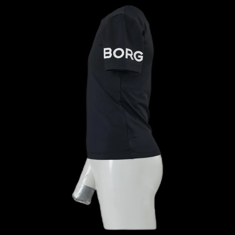 Björn Borg Jr Borg Tee Black Svart Clearance