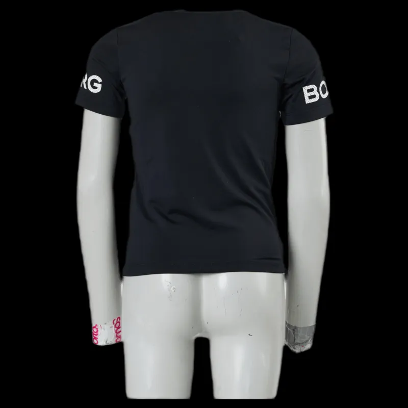 Björn Borg Jr Borg Tee Black Svart Clearance