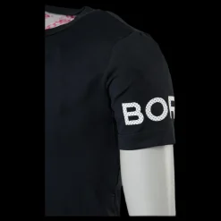 Björn Borg Jr Borg Tee Black Svart Clearance
