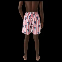 Björn Borg Jr Loose Kenny Swimshorts Pink/Blue Rosa och Blå Hot