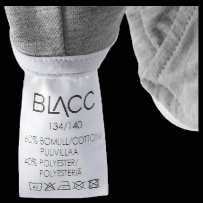 Online BLACC Jr Natalia Zip Hoodie Grey Grå