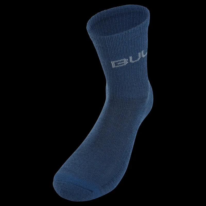 Bula Jr 2pk Wool Sock Web Denim Blå Best