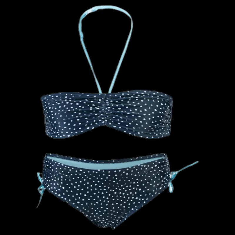 Hot Wyte Jr Sandrella Bikini Set Blue/Patterned Blå och Mönstrad