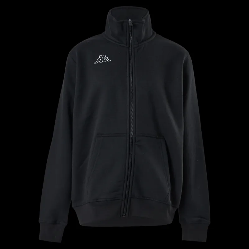 Discount Kappa Jr Sweat FZ, Omni Black Svart