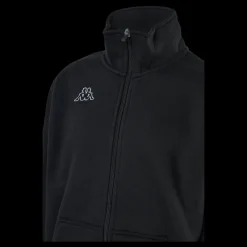Discount Kappa Jr Sweat FZ, Omni Black Svart