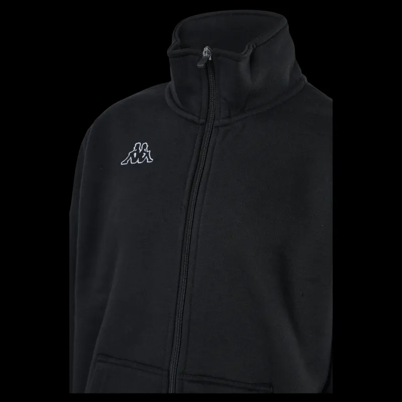 Discount Kappa Jr Sweat FZ, Omni Black Svart