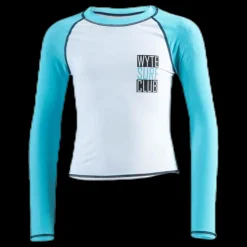 Wyte Jr UV Shirt LS Turquoise/White Turkos och Vit Outlet