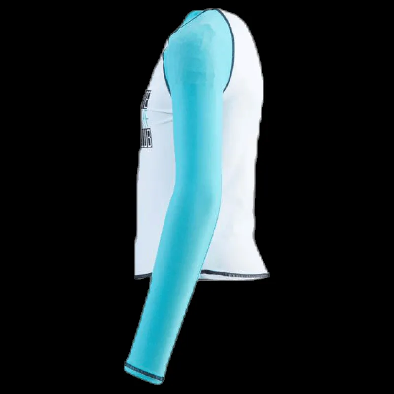 Wyte Jr UV Shirt LS Turquoise/White Turkos och Vit Outlet