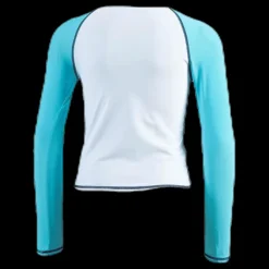 Wyte Jr UV Shirt LS Turquoise/White Turkos och Vit Outlet