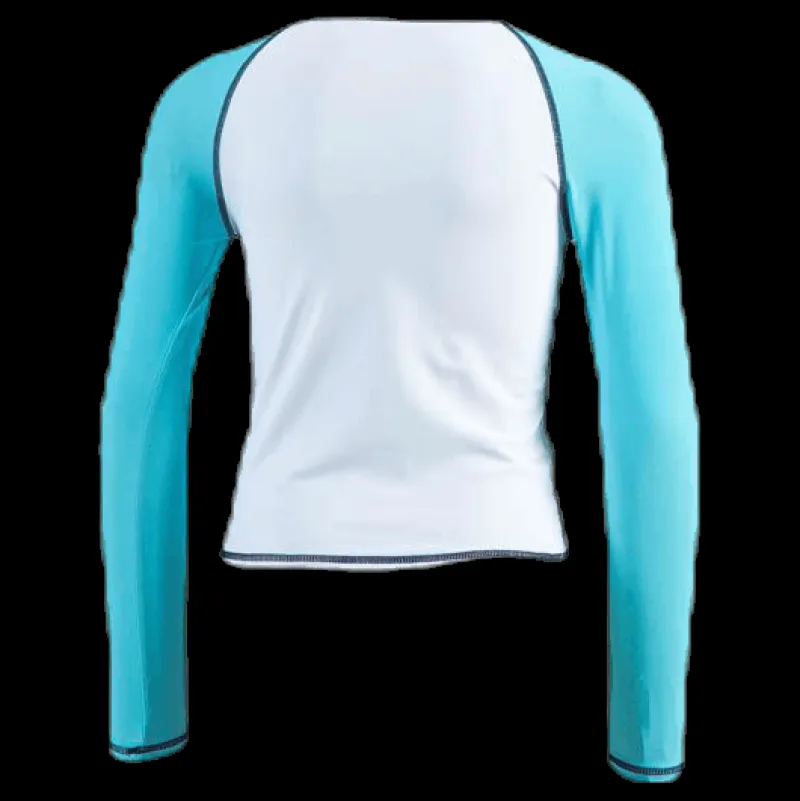 Wyte Jr UV Shirt LS Turquoise/White Turkos och Vit Outlet