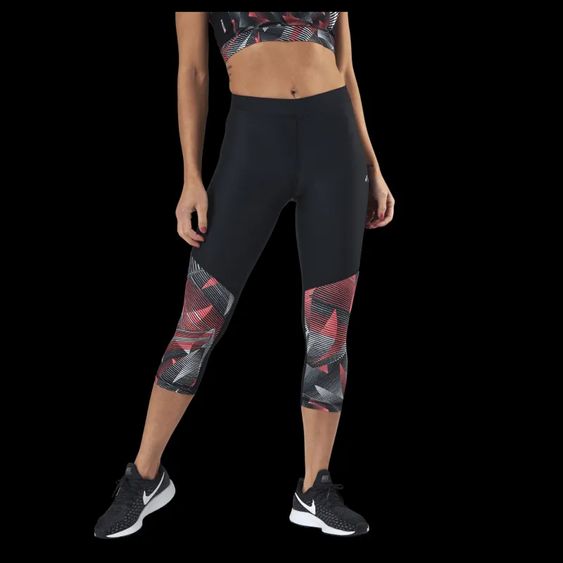 Only Play Judie Aop 3/4 Training Tights Black Svart Online