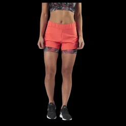 Only Play Judie Aop Loose Training Shorts Red Röd Sale