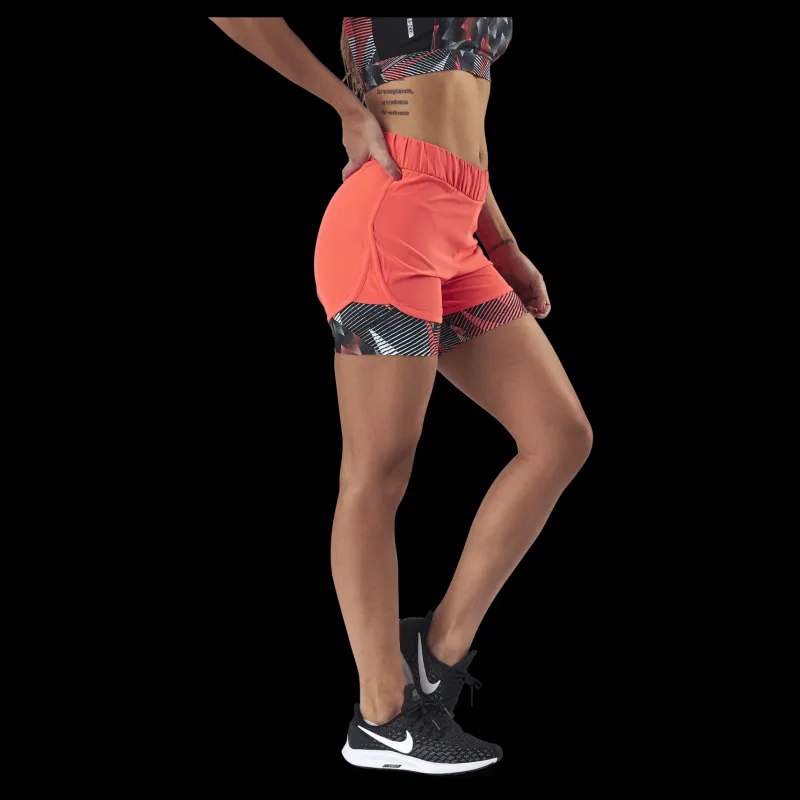 Only Play Judie Aop Loose Training Shorts Red Röd Sale