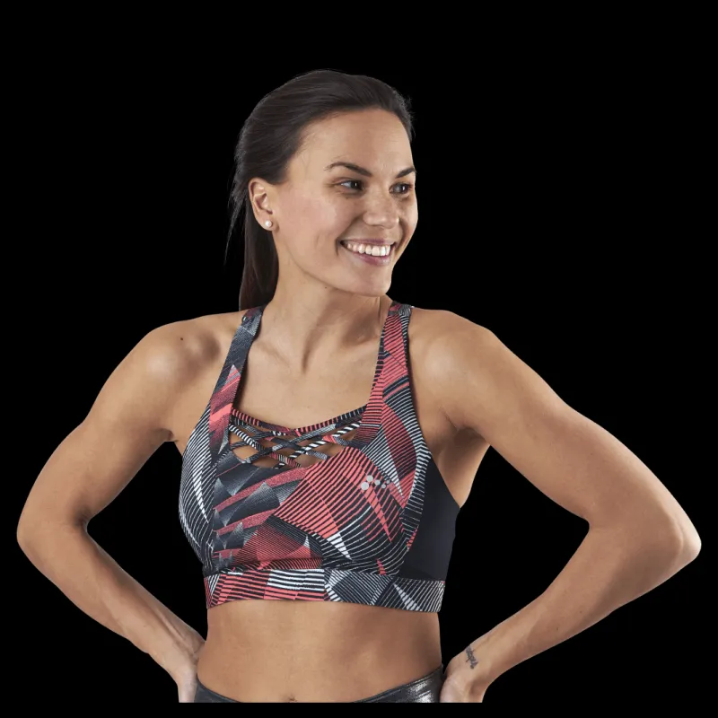 Sale Only Play Judie Aop Training Bra Black Svart