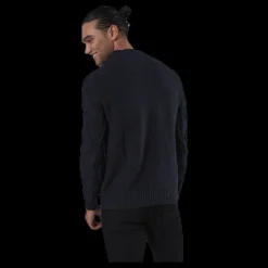 Online Jack & Jones Julian Knit Cable High Neck Blue Blå