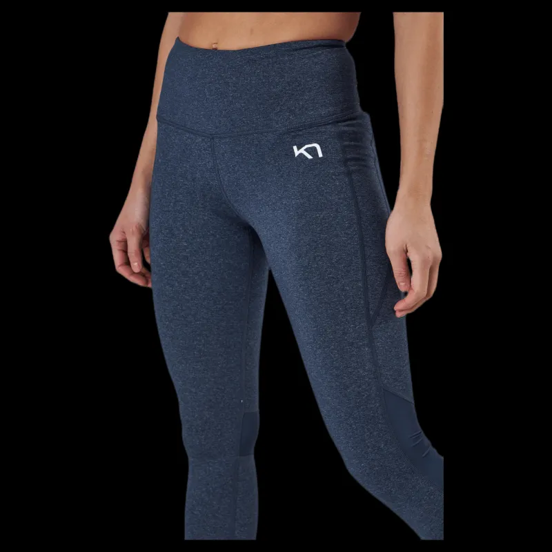 Kari Traa Julie High Waist Tights Blue Blå
