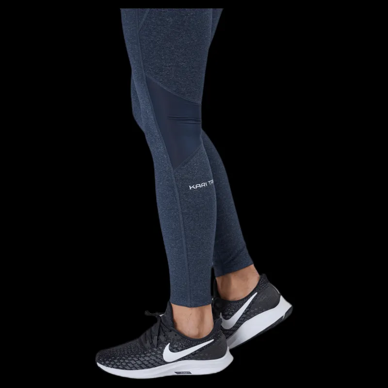Kari Traa Julie High Waist Tights Blue Blå