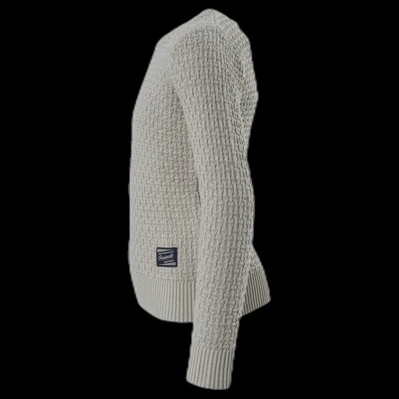 Online Jack & Jones Julius Knit Crew Neck Junior Black Svart