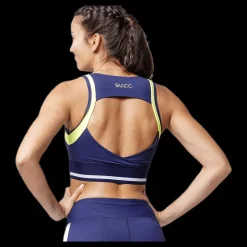 BLACC Jump Sports Bra Blue/White/Yellow Blå, Vit och Gul Outlet
