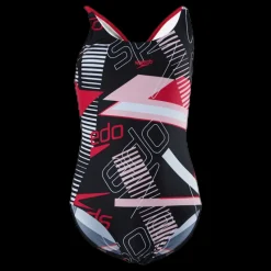 Online Speedo Junglespeak Allover Tieback Black/Red Svart och Röd
