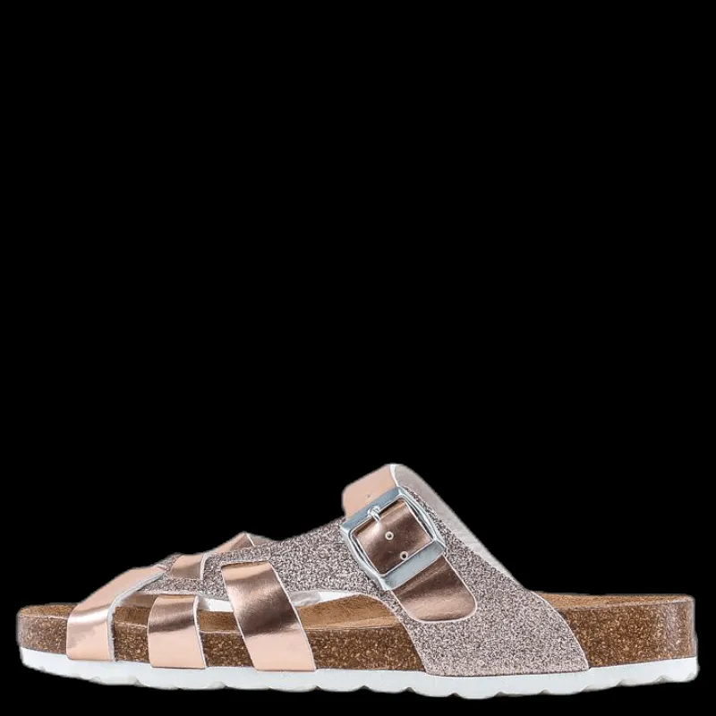 Nonation Junin Slipper Gold Guld Discount