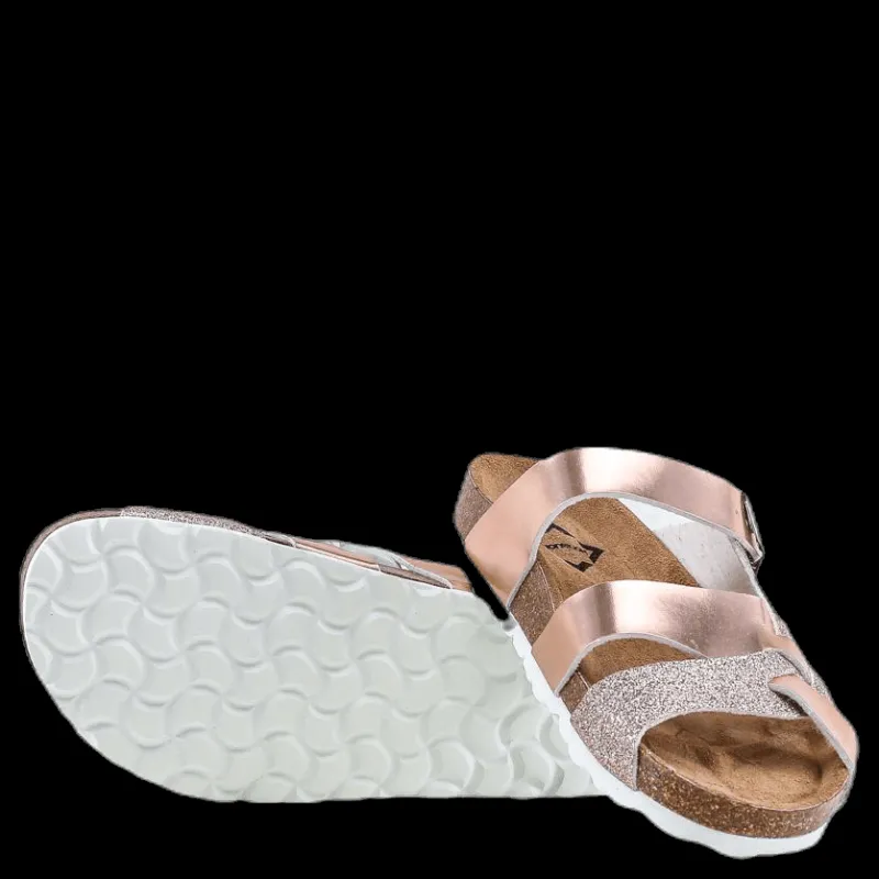 Nonation Junin Slipper Gold Guld Discount