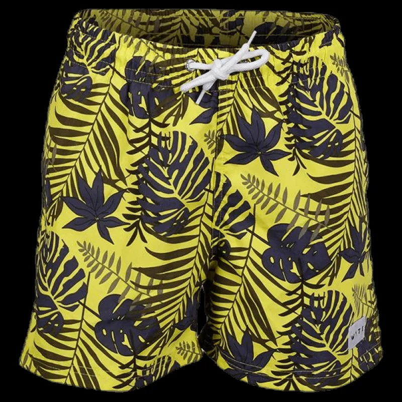 Outlet Wyte Junior Aiden Swim Trunks Green/Yellow Grön och Gul