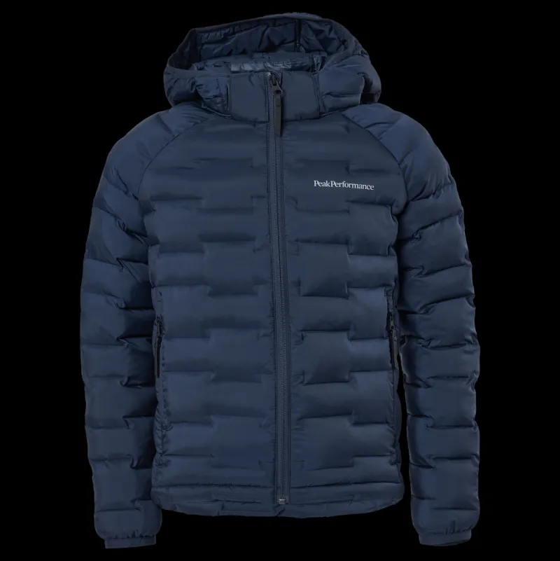 Peak Performance Junior Argon Light Hood Jkt Blue Shadow Blå Hot