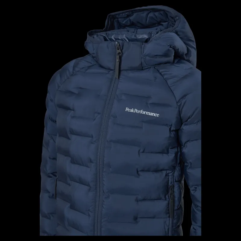 Peak Performance Junior Argon Light Hood Jkt Blue Shadow Blå Hot
