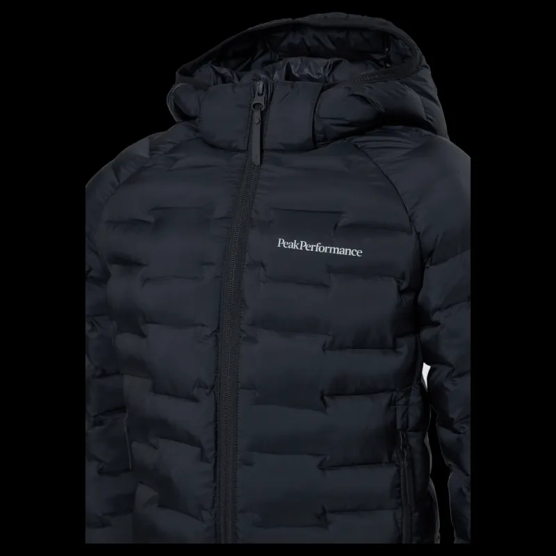 Peak Performance Junior Argon Light Hood Jkt Black Svart