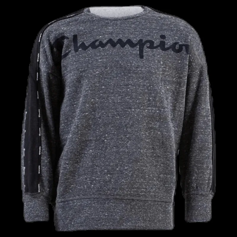 Discount Champion Junior Crewneck Sweatshirt Grey Grå
