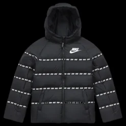 Clearance Nike Junior Down Jacket White/Black Svart