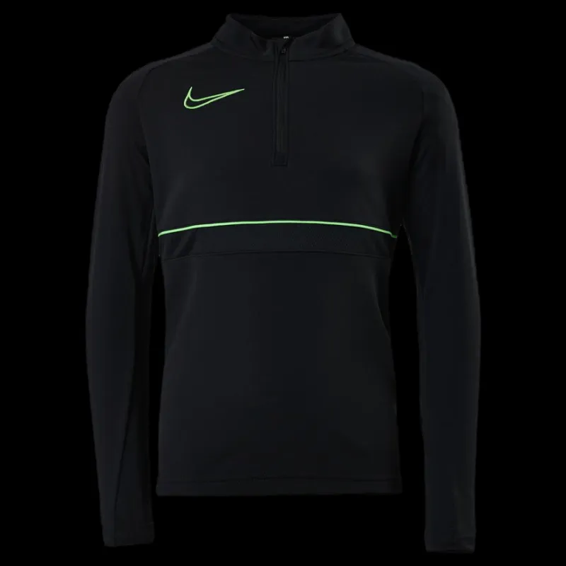 Nike Junior Dri-FIT Academy 21 Drill Top Green/Black Svart New