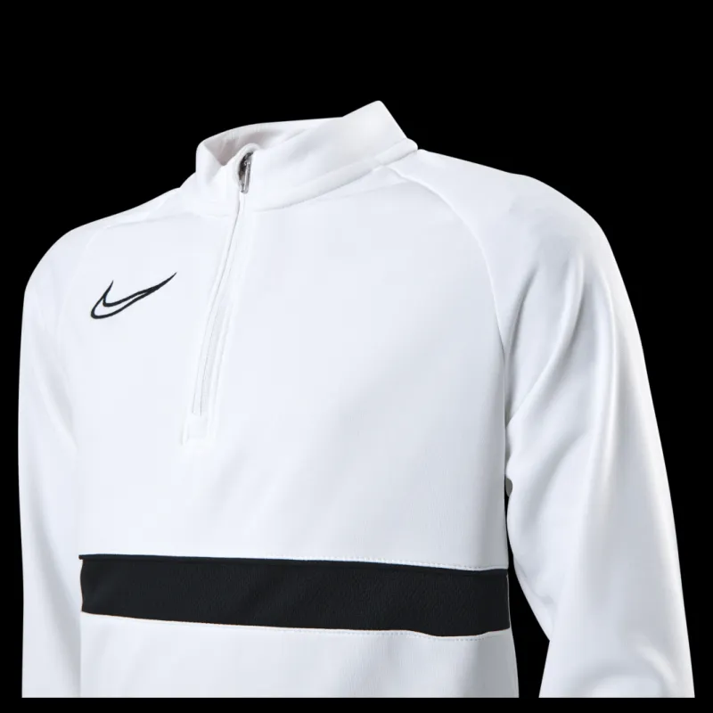 Nike Junior Dri-FIT Academy 21 Drill Top White Vit Outlet