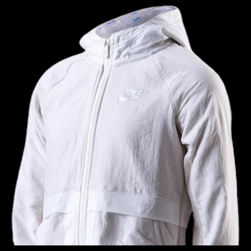 Nike Junior Fleece Parka Beige Discount