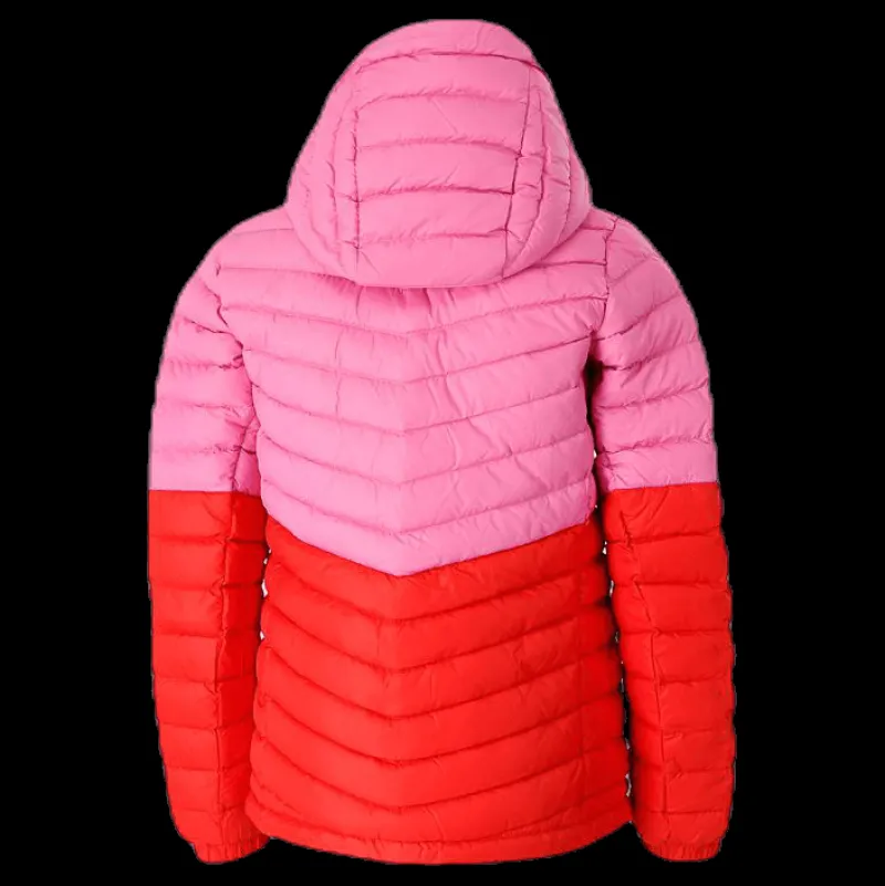 Peak Performance Junior Frost Blocked Down Hood Pink/Red Rosa och Röd