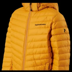 Peak Performance Junior Frost Down Hood Jacket Yellow Gul Online